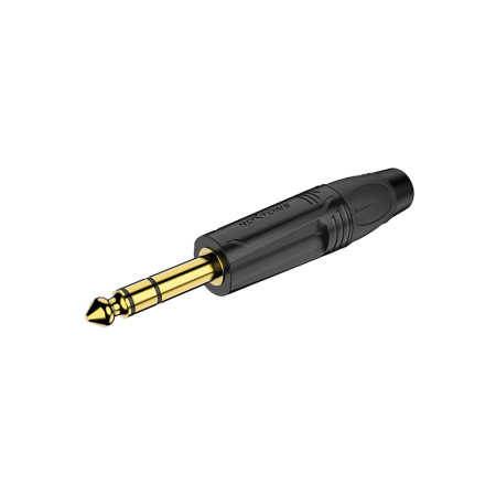 Wtyk typu Jack 6.3 stereo Roxtone RJ3P-BG