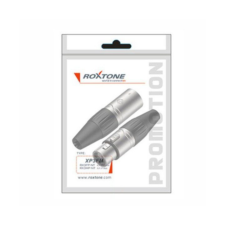 Wtyk typu XLR Roxtone XP3FM (komplet)