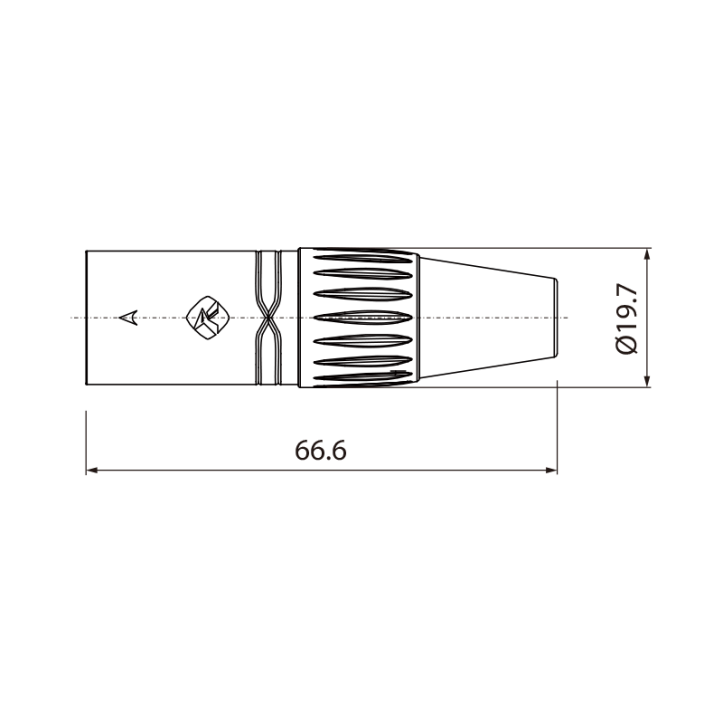 Wtyk typu XLR Roxtone XP3FM (komplet)