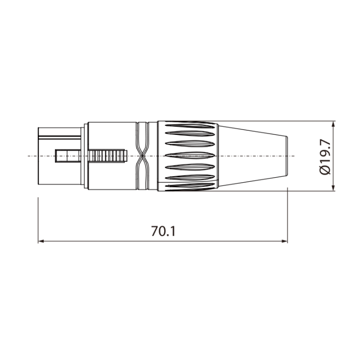 Wtyk typu XLR Roxtone XP3FM (komplet)