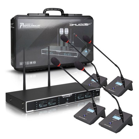 4x mikrofony konferencyjne Shudder SDR1505