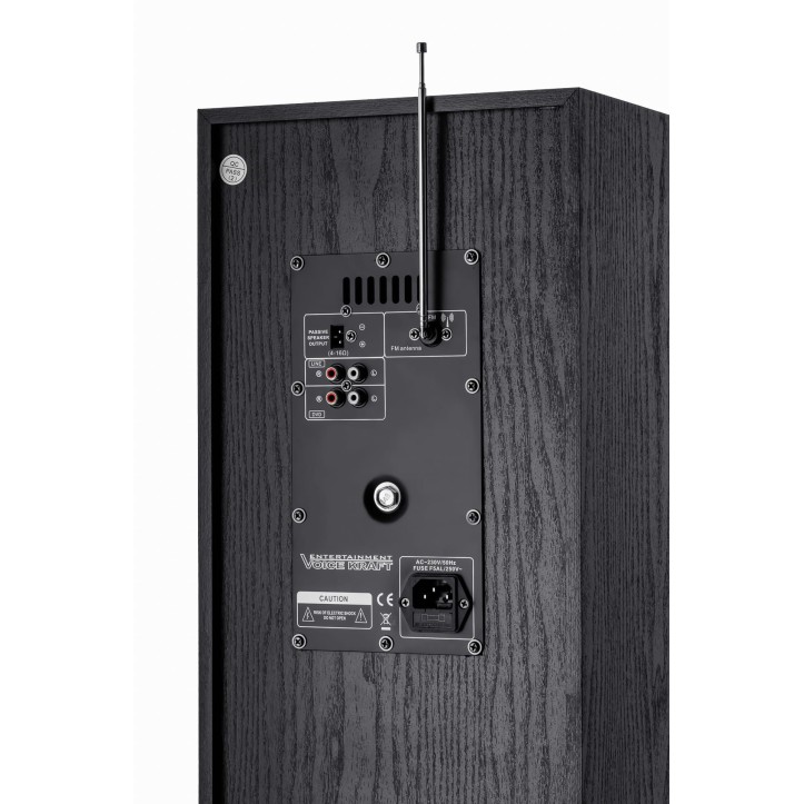 Zestaw Stereo Kolumny aktywna + pasywna USB BT FM