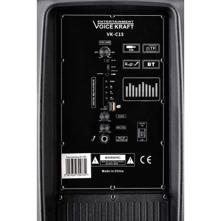 Przenośny Głośnik Bluetooth USB radio FM VK-C15BT