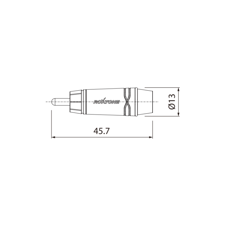 Wtyk typu RCA RF2P-NG