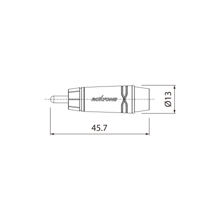 Wtyk typu RCA RF2P-NG