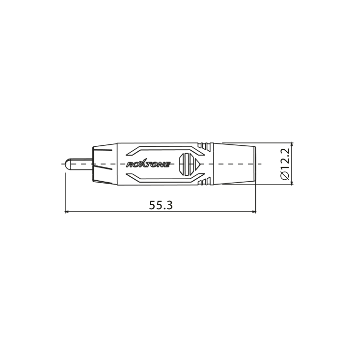 Wtyk typu RCA Roxtone RF2C-NG