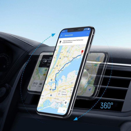 Wozinsky uchwyt magnetyczny do kratki samochodu czarny