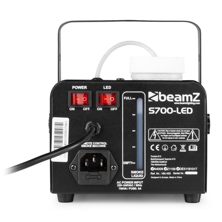 Maszyna do Dymu Beamz S700 LED Blue 700W
