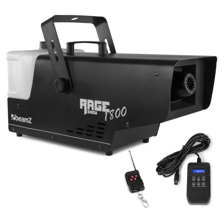 Wytwornica Śniegu BeamZ Rage 1800 Snow + Baniak płynu 5l