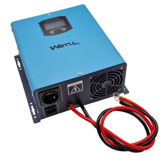 Zasilacz awaryjny czysty sinus WETU S-1012 12V / 230V 1000W z funkcją ładowania akumulatora