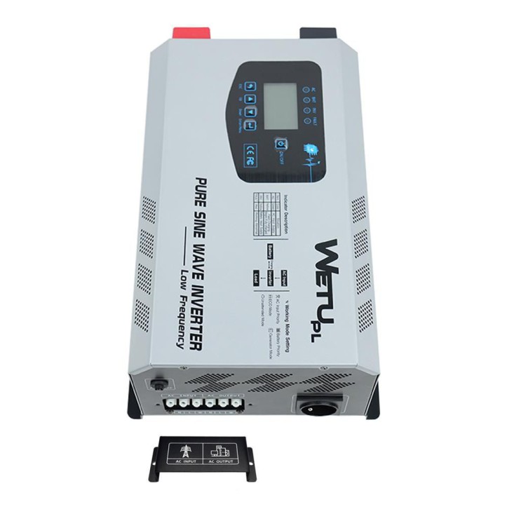 Zasilacz awaryjny czysty sinus WETU V-2012 12V  230V 2000W