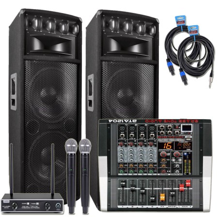Nagłośnienie Estradowe Audio Zestaw 1600W