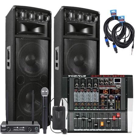 Nagłośnienie Estradowe Audio Zestaw 1600W