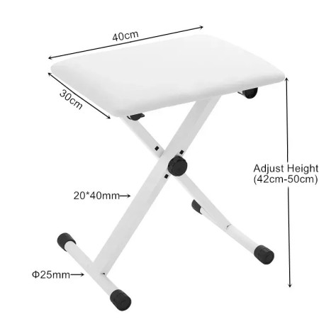 Siedzisko do keyboard KA-LINE STAND D-90/WH