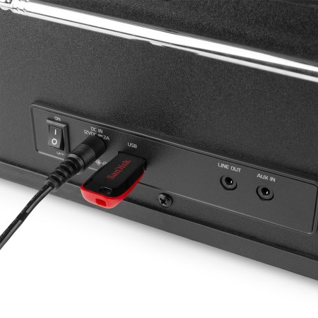 System Muzyczny Radio Internetowe CD BT DAB+ USB Black