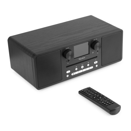 System Muzyczny Radio Internetowe CD BT DAB+ USB Black