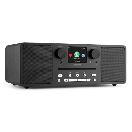 System Muzyczny Radio Internetowe CD BT DAB+ USB Black