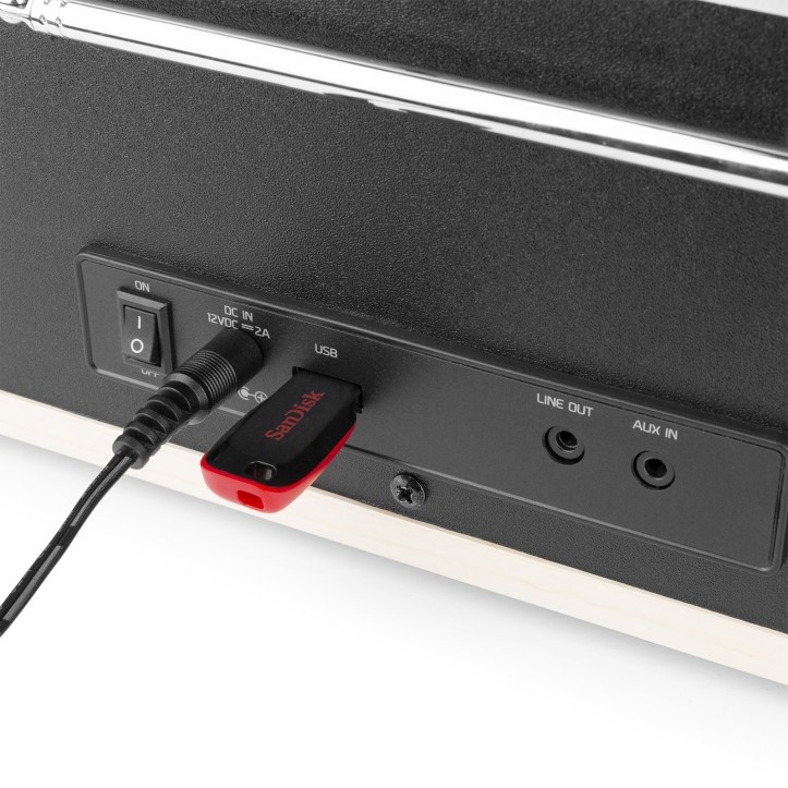 System Muzyczny Radio Internetowe CD BT DAB+ USB White