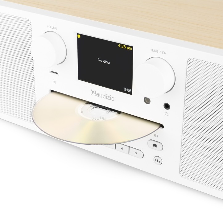 System Muzyczny Radio Internetowe CD BT DAB+ USB White