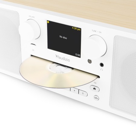 System Muzyczny Radio Internetowe CD BT DAB+ USB White