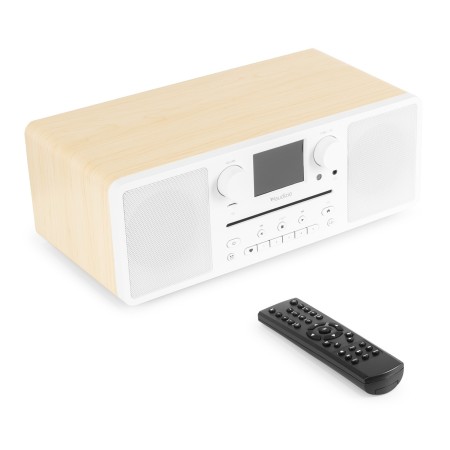 System Muzyczny Radio Internetowe CD BT DAB+ USB White