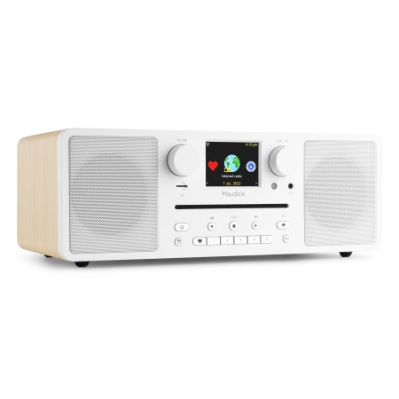 System Muzyczny Radio Internetowe CD BT DAB+ USB White