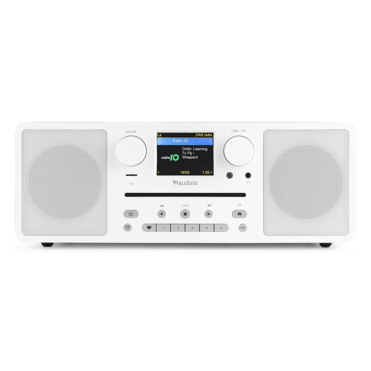 System Muzyczny Radio Internetowe CD BT DAB+ USB White
