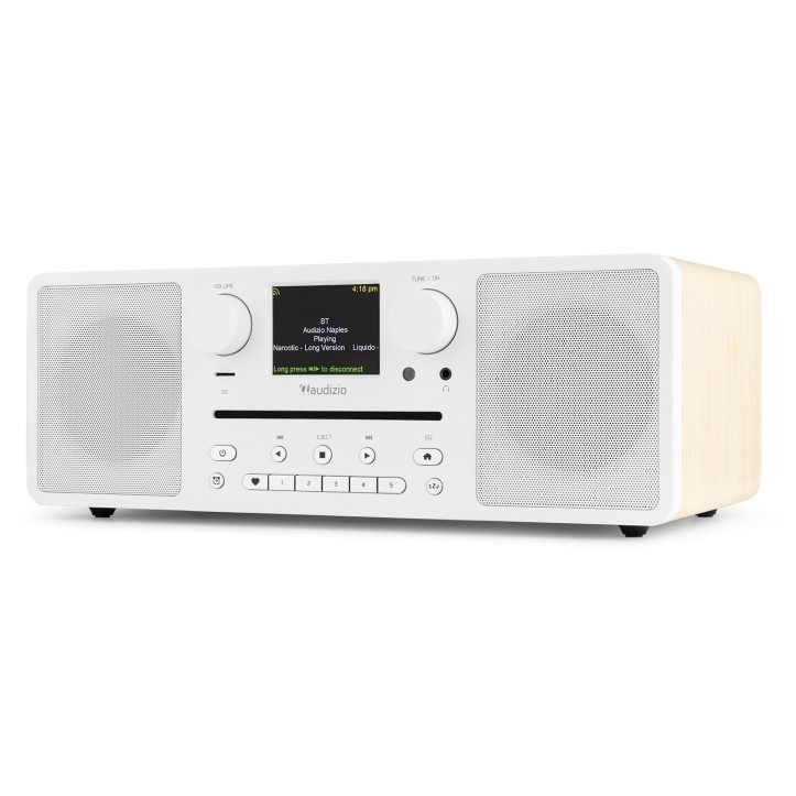 System Muzyczny Radio Internetowe CD BT DAB+ USB White