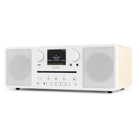 System Muzyczny Radio Internetowe CD BT DAB+ USB White