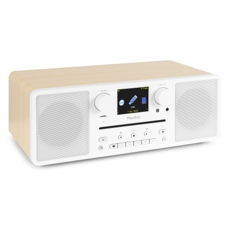 System Muzyczny Radio Internetowe CD BT DAB+ USB White