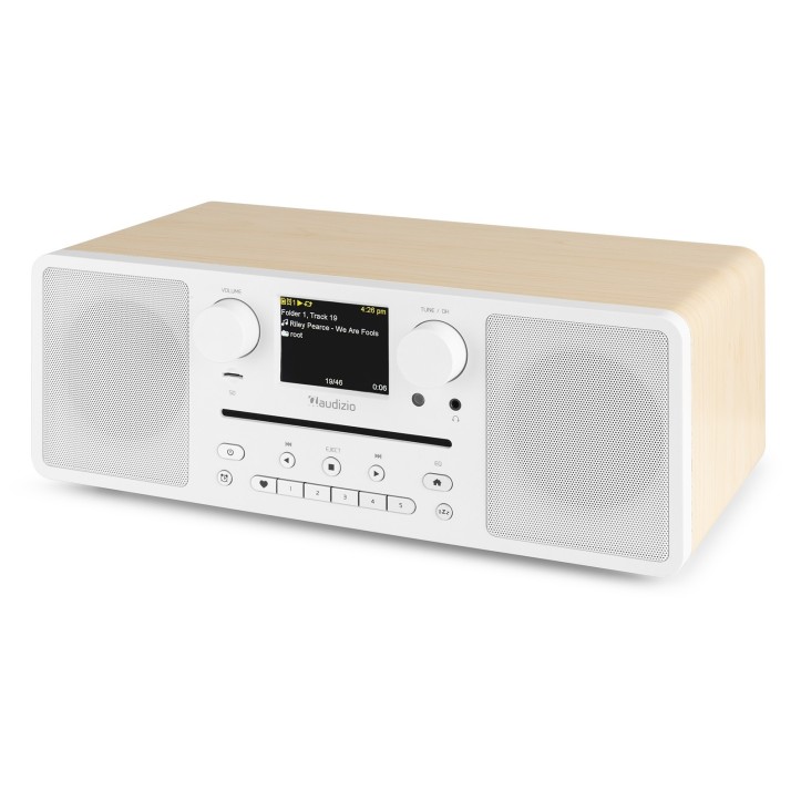 System Muzyczny Radio Internetowe CD BT DAB+ USB White