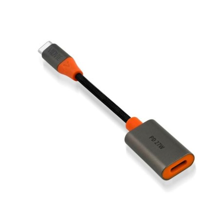 Kabel VIDVIE AL1119 żeński iPhone/Type-C 1.2m, PD 27W czarny