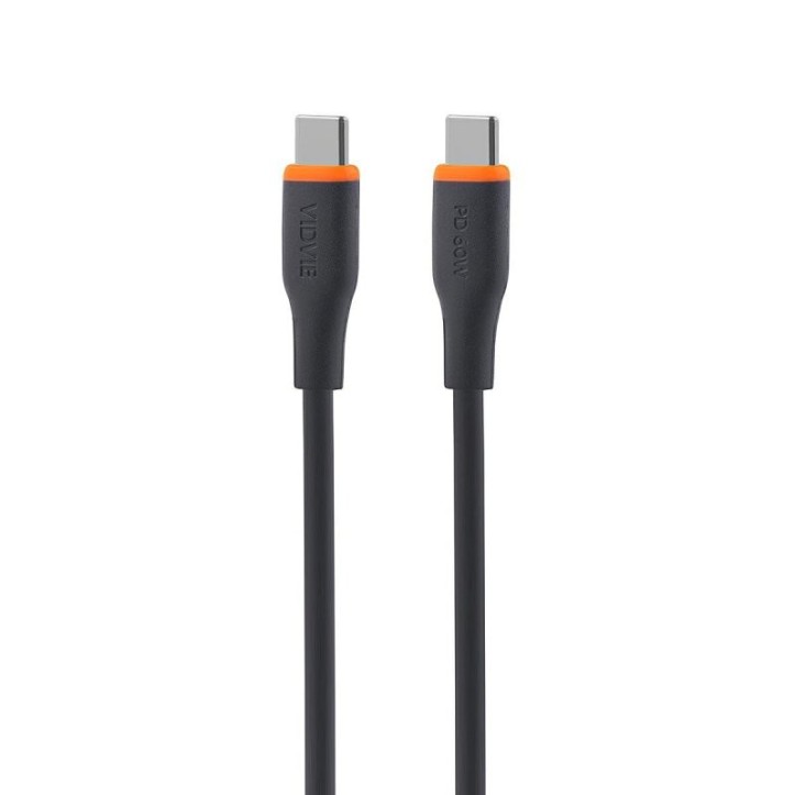 Kabel VIDVIE CB4031 Type C/Type C 60W, 1m czarny