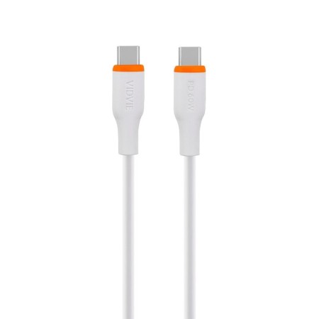 Kabel VIDVIE CB4031 Type C/Type C 60W, 1m biały