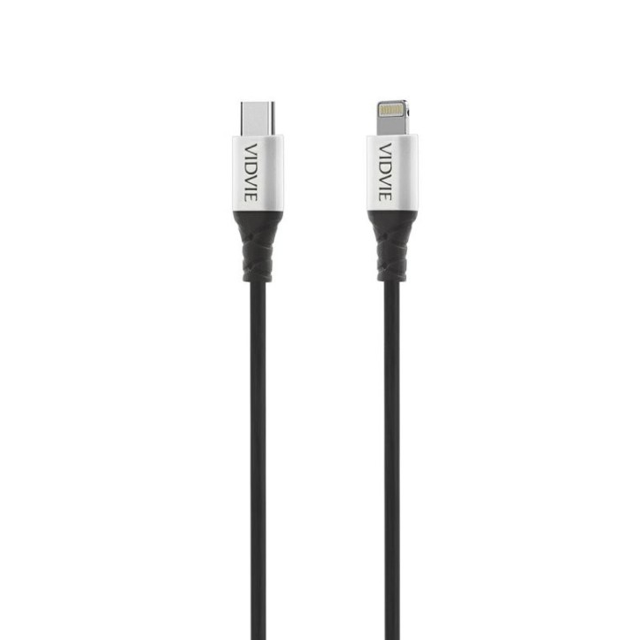 Kabel VIDVIE CB4014 Type C/iPhone 3A, 1m czarny