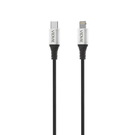 Kabel VIDVIE CB4014 Type C/iPhone 3A, 1m czarny