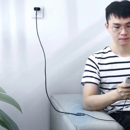 Ugreen kabel przewód USB 2.0 (męski) - USB 2.0 (damski) czarny