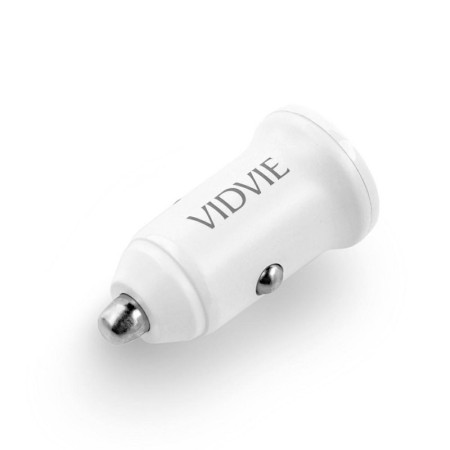 Ładowarka samochodowa VIDVIE CC532 1xUSB + 1xType C 30W biały