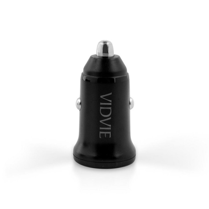 Ładowarka samochodowa VIDVIE CC532 1xUSB + 1xType C 30W czarny
