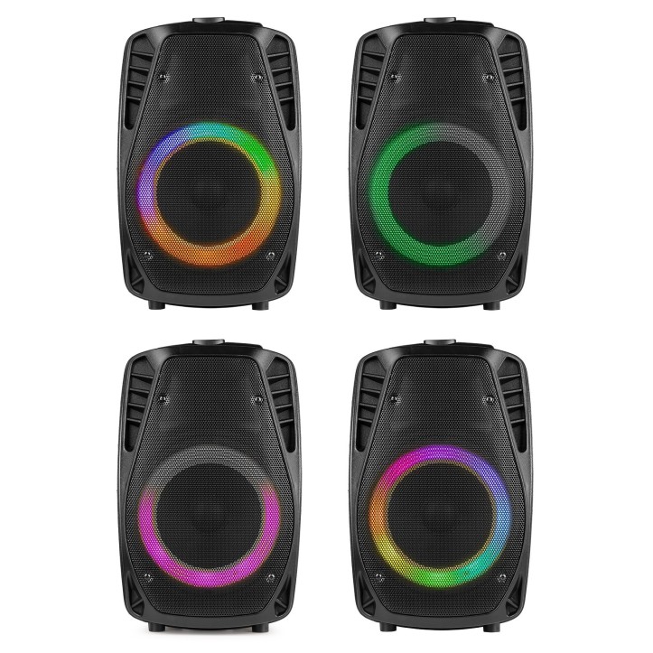 Kolumna Bluetooth USB AUX Mikrofon FT8 LED