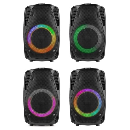 Kolumna Bluetooth USB AUX Mikrofon FT8 LED
