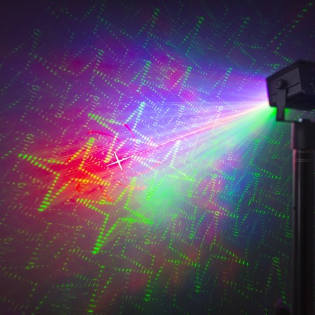 Dyskotekowy Laser RG Gobo Akumulator dioda LED pilot