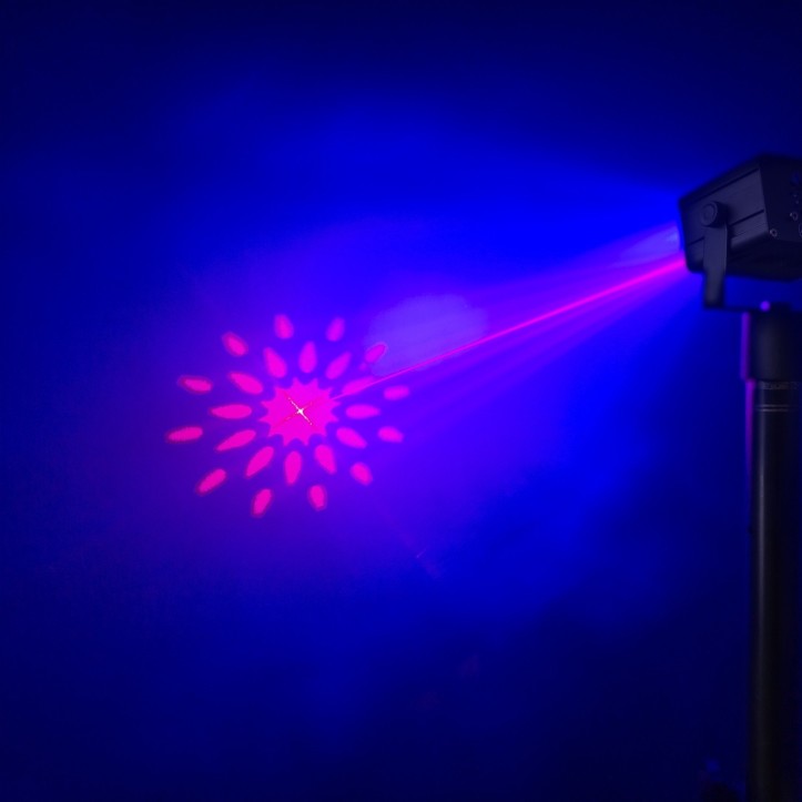 Dyskotekowy Laser RG Gobo Akumulator dioda LED pilot