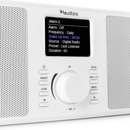 Radio sieciowe DAB+ FM BT Audizio MONZA