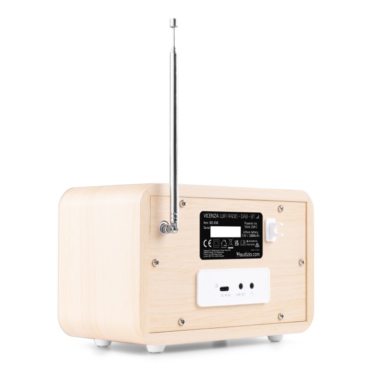 Radio Internetowe Audizio Vicenza WIFI Z DAB+ z baterią