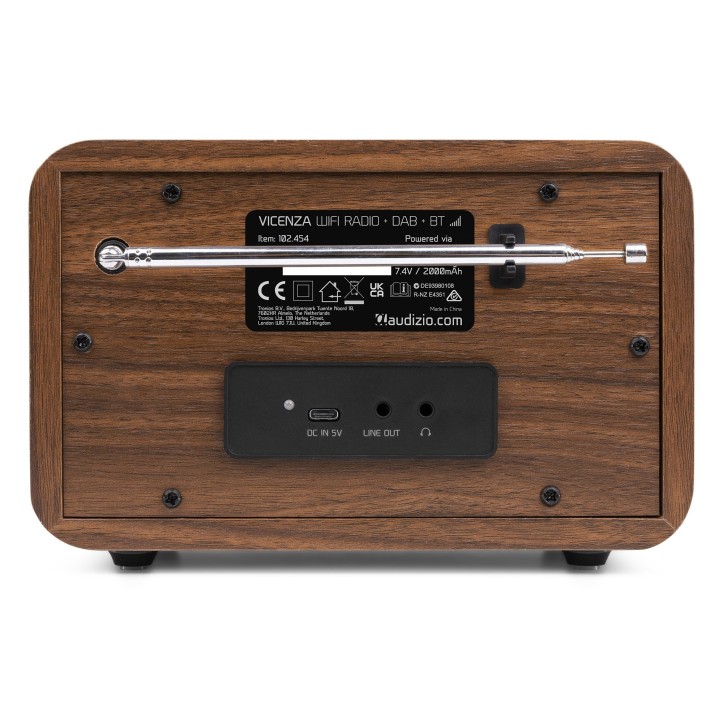 Radio Internetowe Audizio Vicenza WIFI Z DAB+ z baterią