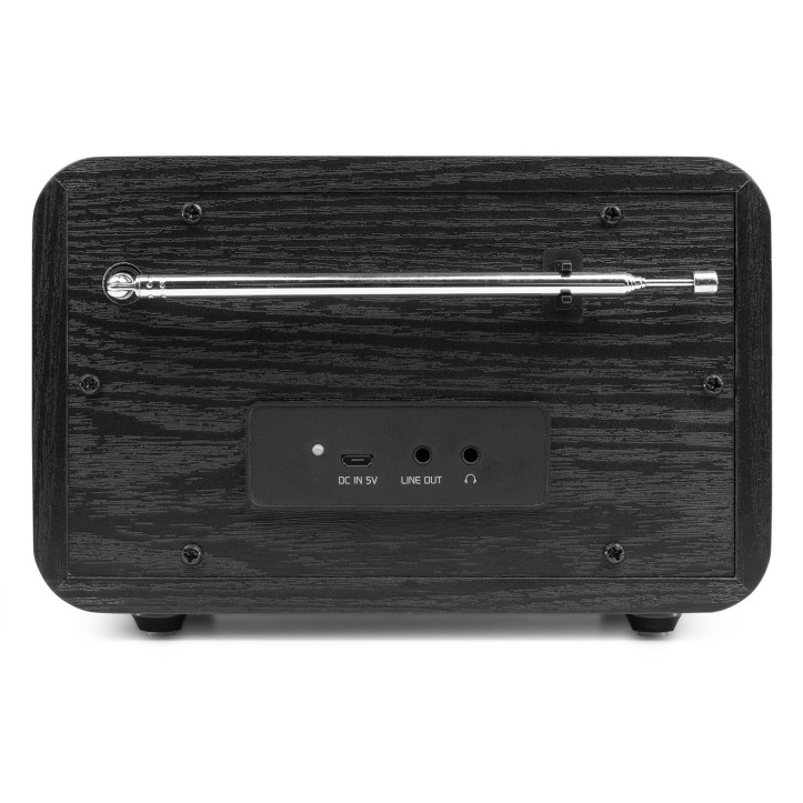 Radio Milan Tuner FM DAB+ odbiornik Bluetooth akumulator Czarna wersja