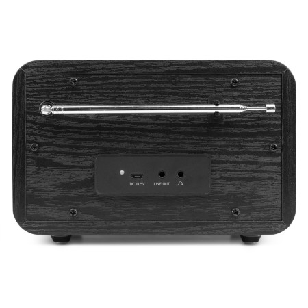 Radio Milan Tuner FM DAB+ odbiornik Bluetooth akumulator Czarna wersja