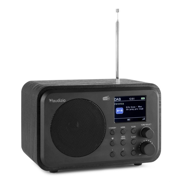 Radio Milan Tuner FM DAB+ odbiornik Bluetooth akumulator Czarna wersja
