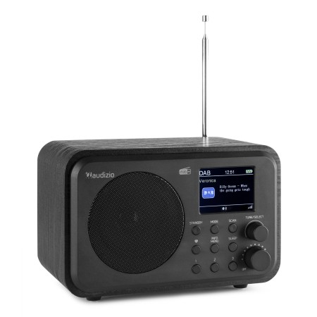 Radio Milan Tuner FM DAB+ odbiornik Bluetooth akumulator Czarna wersja